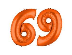 1207-5387 Г ЦИФРА 6/9  40" Пастель Orange