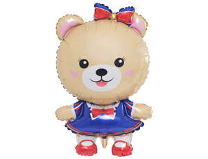 1207-5420 К ФИГУРА Мишка бежевый с бантом