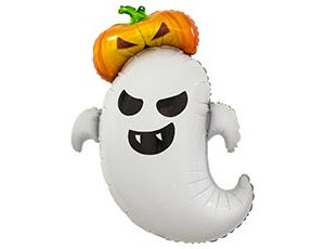 1207-5451 К ФИГУРА Привидение с тыквой