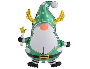 1207-5500 К ФИГУРА Гном зеленый с рогами