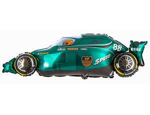 1207-5518 Ф ФИГУРА/11 Машина гоночная зеленая