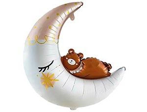 1207-5527 К ФИГУРА Месяц и Мишка спящий