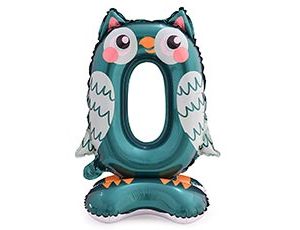 1207-5559 К ЦИФРА 0 23" Зоопарк Сова на подставке