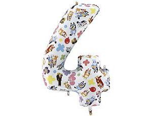 1207-5628 Г ЦИФРА 4  26" Щенки Блу