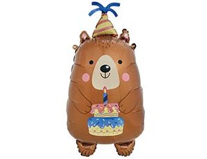 1207-5690 К ФИГУРА Мишка с тортом