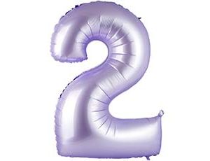 1207-5743 Г ЦИФРА 2  40" Сатин Lilac