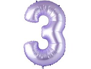1207-5744 Г ЦИФРА 3  40" Сатин Lilac