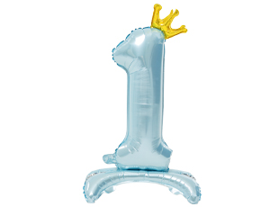 1207-5785 К ЦИФРА 1 32" Blue на подставке Корона