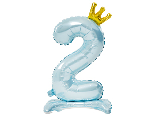 1207-5786 К ЦИФРА 2 32" Blue на подставке Корона