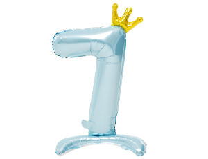 1207-5791 К ЦИФРА 7 32" Blue на подставке Корона