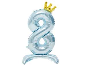 1207-5792 К ЦИФРА 8 32" Blue на подставке Корона
