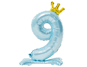 1207-5793 К ЦИФРА 9 32" Blue на подставке Корона