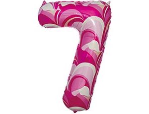 1207-5813 К ЦИФРА 7  40" Мрамор розовый