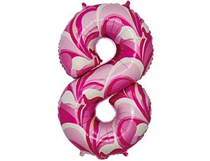 1207-5814 К ЦИФРА 8  40" Мрамор розовый