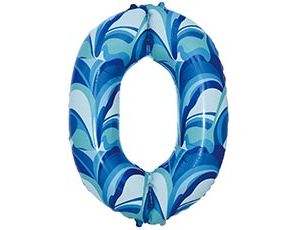 1207-5816 К ЦИФРА 0  40" Мрамор голубой