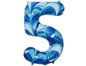1207-5821 К ЦИФРА 5  40" Мрамор голубой