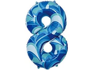 1207-5824 К ЦИФРА 8  40" Мрамор голубой