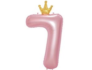 1207-5833 К ЦИФРА 7  45" Pink Корона