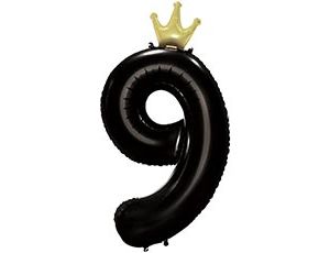 1207-5845 К ЦИФРА 9  45" Black Корона