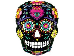 1207-5902 Б ФИГУРА Череп День мертвых