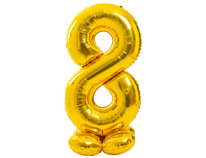 1207-5913 К ЦИФРА 8 65" Gold на подставке Макси