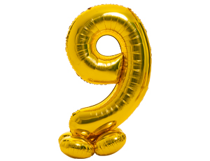 1207-5914 К ЦИФРА 9 65" Gold на подставке Макси