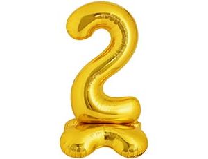 1207-5917 К ЦИФРА 2 50" Gold на подставке