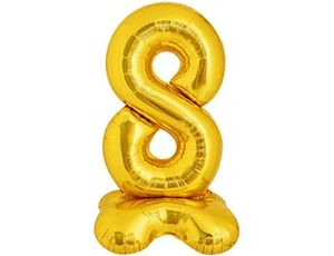 1207-5923 К ЦИФРА 8 50" Gold на подставке