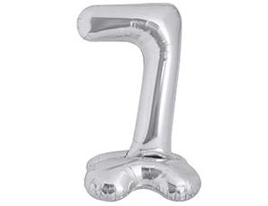 1207-5932 К ЦИФРА 7 50" Silver на подставке