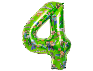 1207-5975 К ЦИФРА 4 40" Человечки Пиксельные