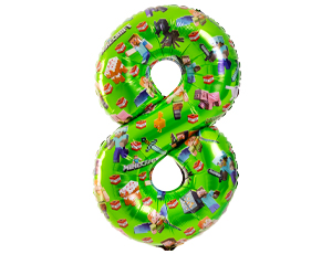 1207-5979 К ЦИФРА 8 40" Человечки Пиксельные