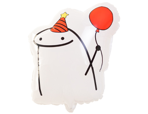 1207-6041 К ФИГУРА Человечек Мем с шариком