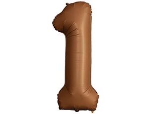 1207-6044 Ф ЦИФРА 1  40" SLIM Choco Brown