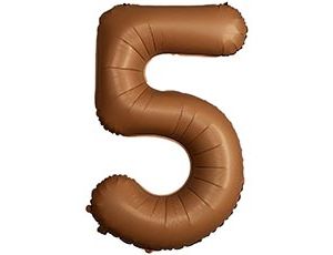 1207-6048 Ф ЦИФРА 5  40" SLIM Choco Brown