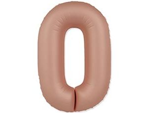 1207-6052 Ф ЦИФРА 0  40" SLIM Vintage Rose