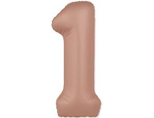 1207-6053 Ф ЦИФРА 1  40" SLIM Vintage Rose