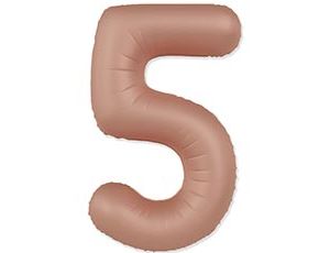 1207-6057 Ф ЦИФРА 5  40" SLIM Vintage Rose