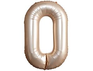 1207-6061 Ф ЦИФРА 0  40" SLIM Starlight Gold