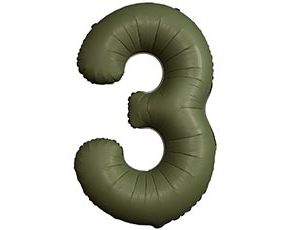 1207-6094 Ф ЦИФРА 3  40" SLIM Olive Green