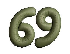 1207-6097 Ф ЦИФРА 6/9  40" SLIM Olive Green