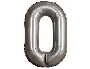 1207-6100 Ф ЦИФРА 0  40" SLIM Moonlight Silver