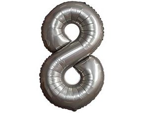 1207-6108 Ф ЦИФРА 8  40" SLIM Moonlight Silver