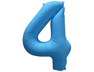 1207-6136 К ЦИФРА 4 40" Неон Blue