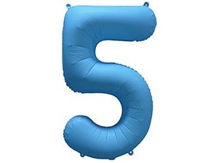 1207-6137 К ЦИФРА 5 40" Неон Blue