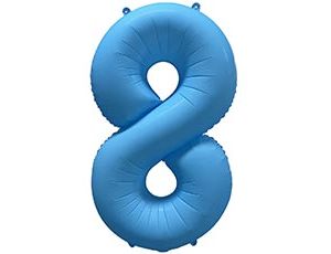 1207-6140 К ЦИФРА 8 40" Неон Blue