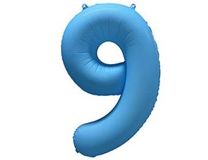 1207-6141 К ЦИФРА 9 40" Неон Blue