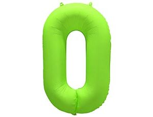 1207-6142 К ЦИФРА 0 40" Неон Green