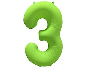 1207-6145 К ЦИФРА 3 40" Неон Green