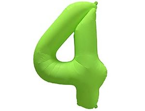 1207-6146 К ЦИФРА 4 40" Неон Green