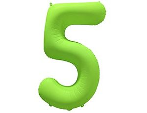 1207-6147 К ЦИФРА 5 40" Неон Green